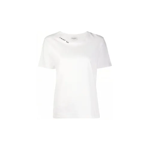 SAINT LAURENT T-Shirts Women's White