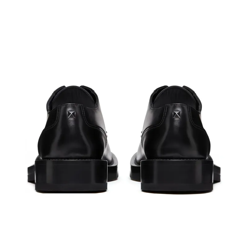 Valentino Garavani Rockstud Rounded Toe Loafers-3