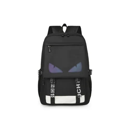 BAODIDAISHU Nylon Fabric Backpacks Regular Men's Black