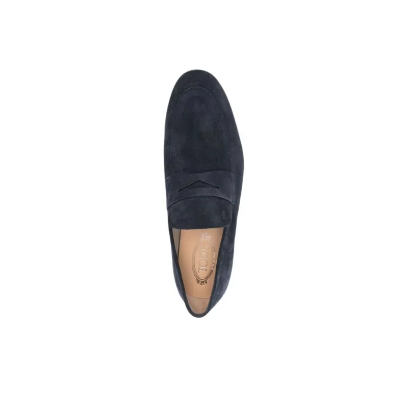 TOD'S Almond Toe Slip On Loafers-4