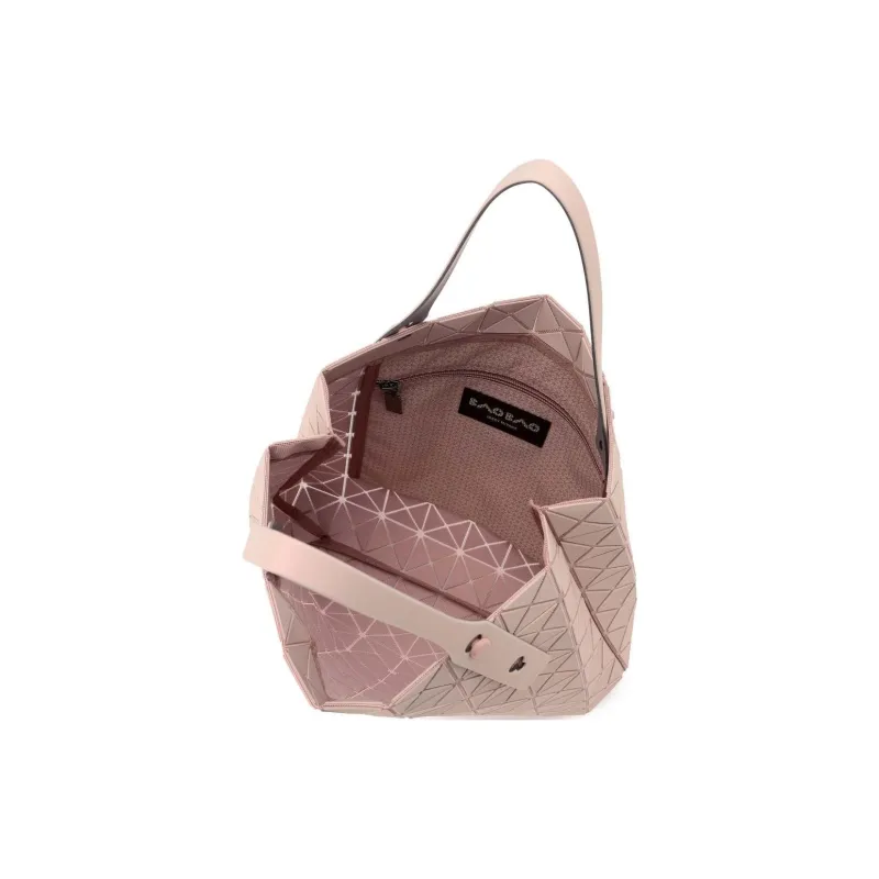 ISSEY MIYAKE Prism PVC Tote Bag Shopping Bag Handbag Women's Pink Beige-4