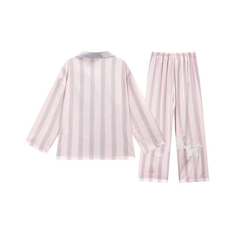 YSO Cool Cat Series Pajama Set Women's Cherry Blossom Pink-1