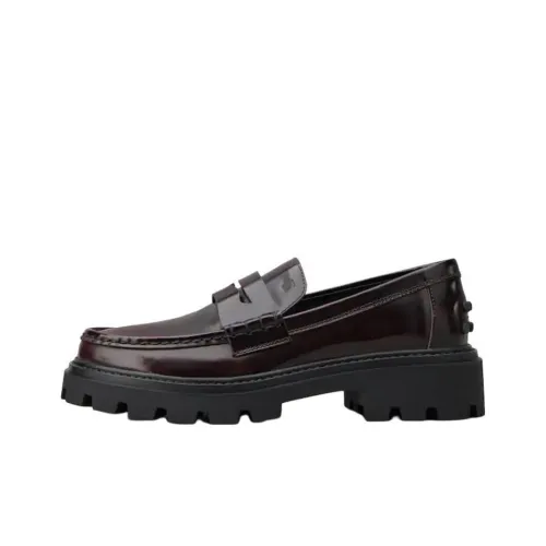 TOD'S Semi-patent Leather Loafers