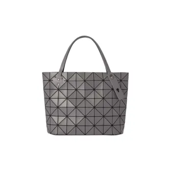 ISSEY MIYAKE PVC Tote Bag, Shopping Bag, Handbag Unisex Charcoal Gray