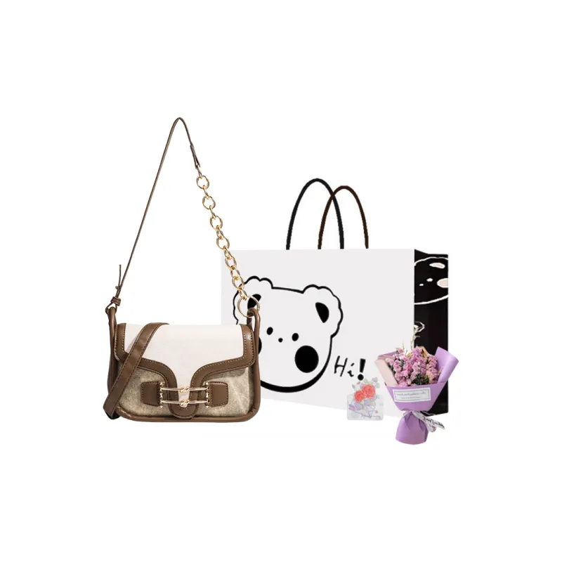 NX DOUGHNUT PU Shoulder Bag Regular Women's Brown-5