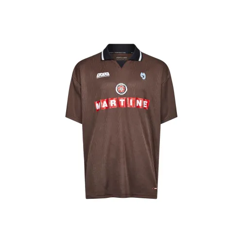 Martine Rose Soccer Jerseys Men Brown