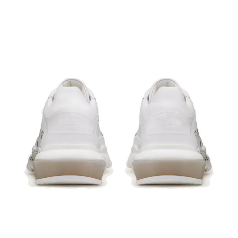 Valentino Bounce Vltn Low Top Chunky Sneakers Women's White Asian Version-5
