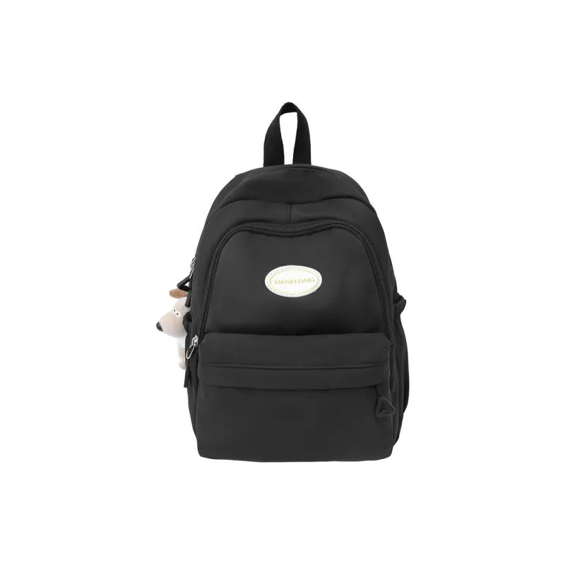 Alcohol Dragon Nylon Backpack Regular Unisex Black/White/Yellow/Green/Pink-0