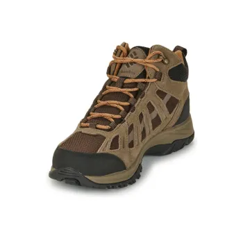 Columbia Redmond 3 Cushioning, Wear Resistant Mid Top Hiking Shoes Men's Brown