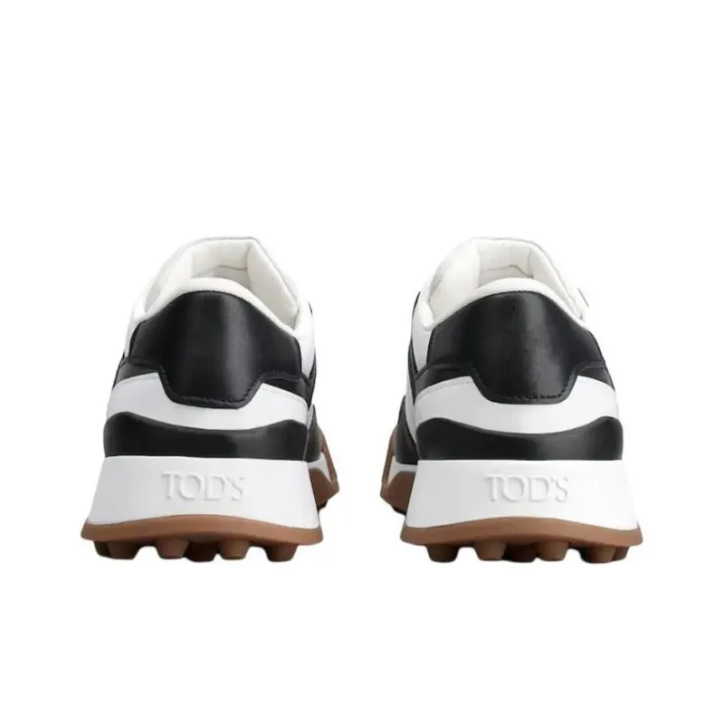 TOD'S Panelled Lace Up Sneakers-3