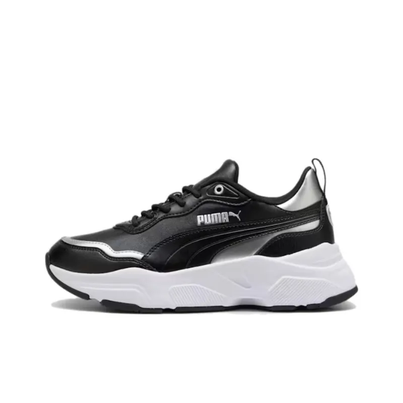 PUMA Cassia Anti-Slip Wear-Resistant Low-Top Casual Shoes Women's Black-0