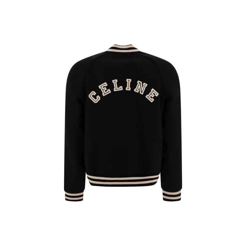 CELINE Teddy Jacket In Textured Wool-1