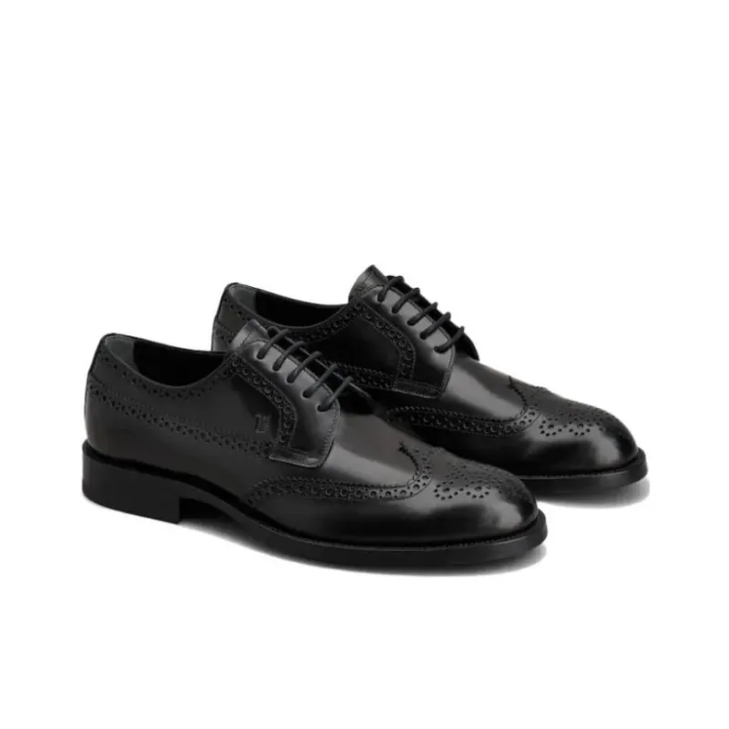 TOD'S Polished finish Lace up Brogues-2