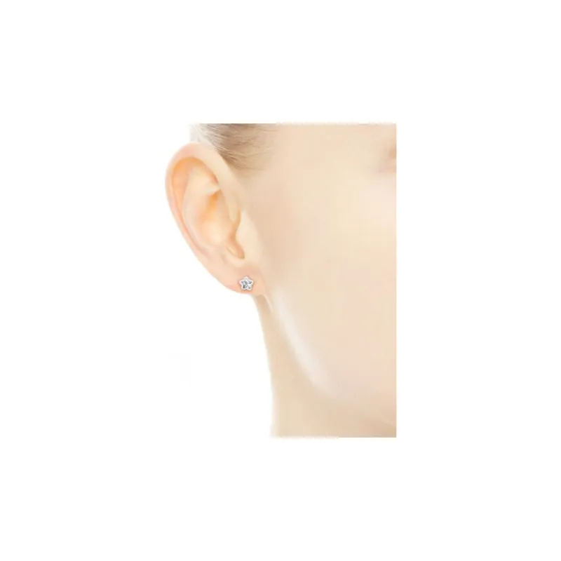 Pandora 925 Sterling Silver Earrings Women's Silver-3