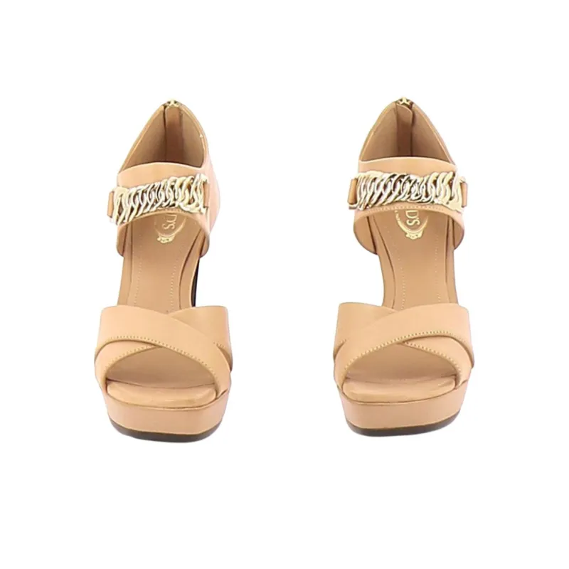 TOD'S One Strap Sandals Women's Nude-3
