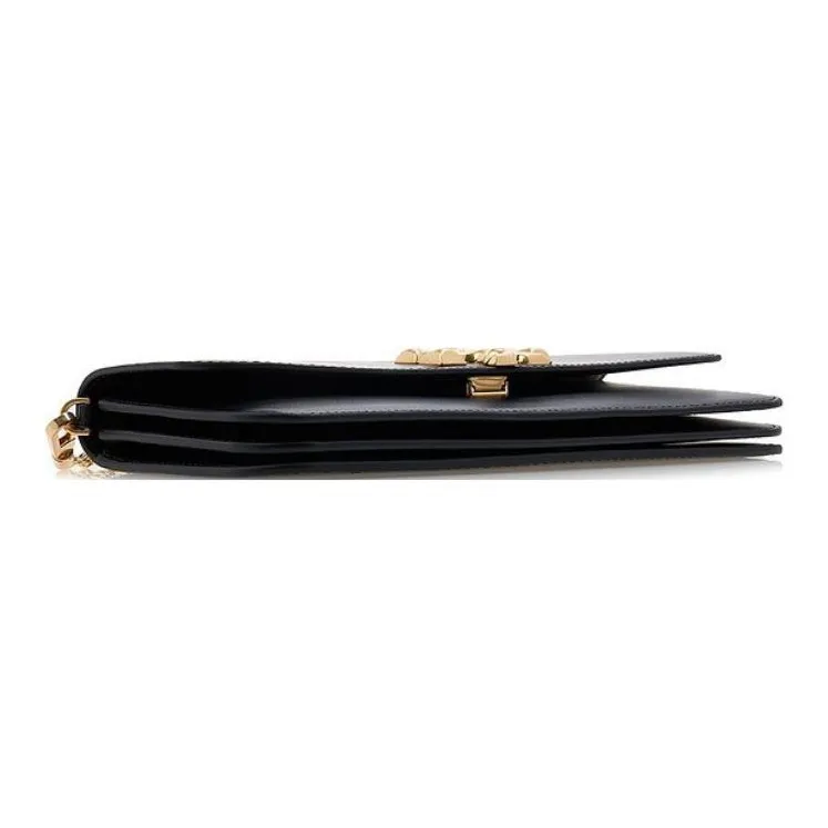 TORY BURCH Eleanor Clutch Black-4