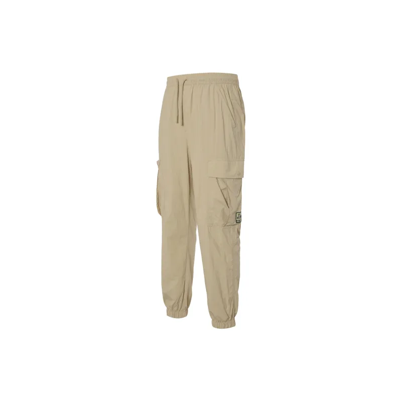 Anta Life Collection Knitted Sports Pants Men's Beige Khaki-1