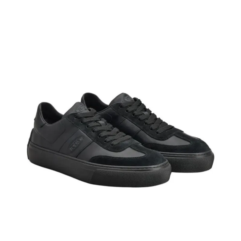TOD'S Round Toe Lace-Up Sneakers-2