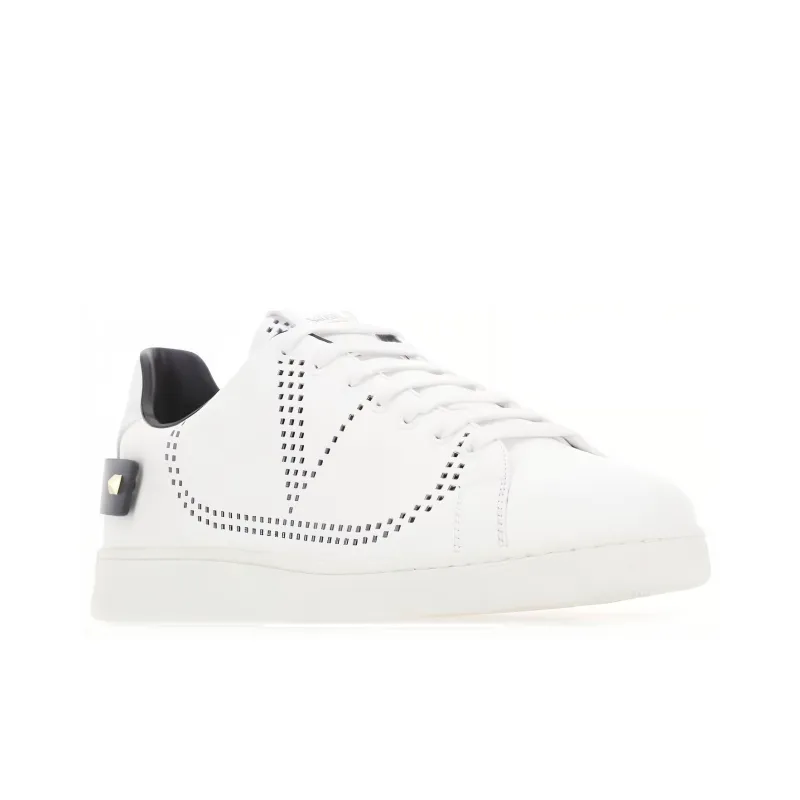 Valentino Backnet Sneaker 'White Navy'-2