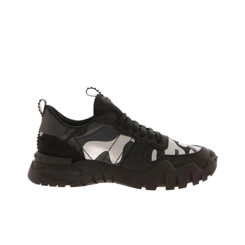 Valentino Rockrunner Plus 'Camo -Black Silver'-1