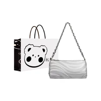 NX DOUGHNUT PU Shoulder Bag Regular Women's Silver