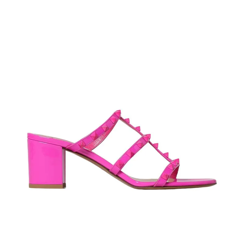Valentino Garavani Rockstud-embellished Leather Mules-1