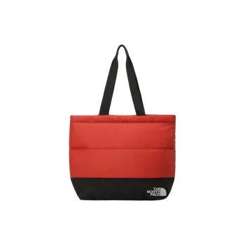 THE NORTH FACE Nuptse Nylon Tote Bag, Shopping Bag, Handbag Regular Unisex Red