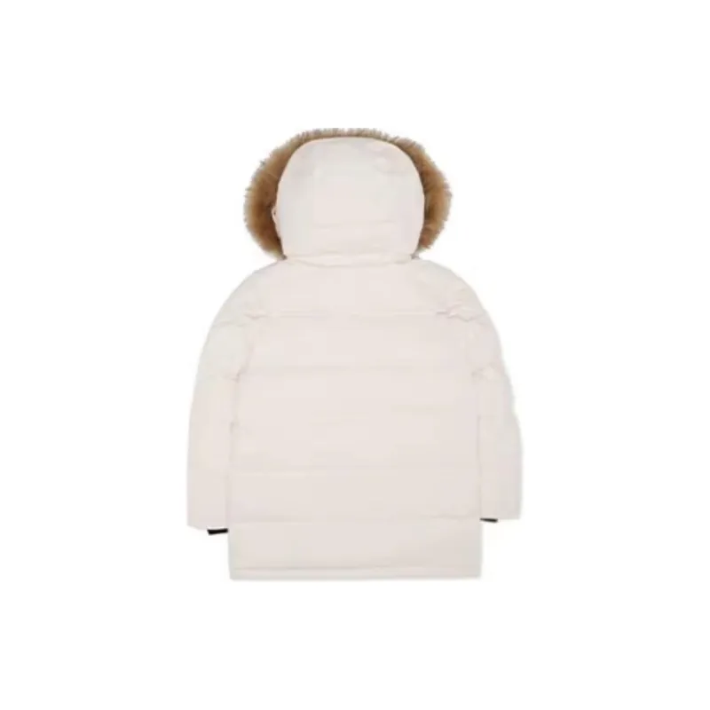 MLB New York Yankees Down Jacket Cropped Unisex White-1