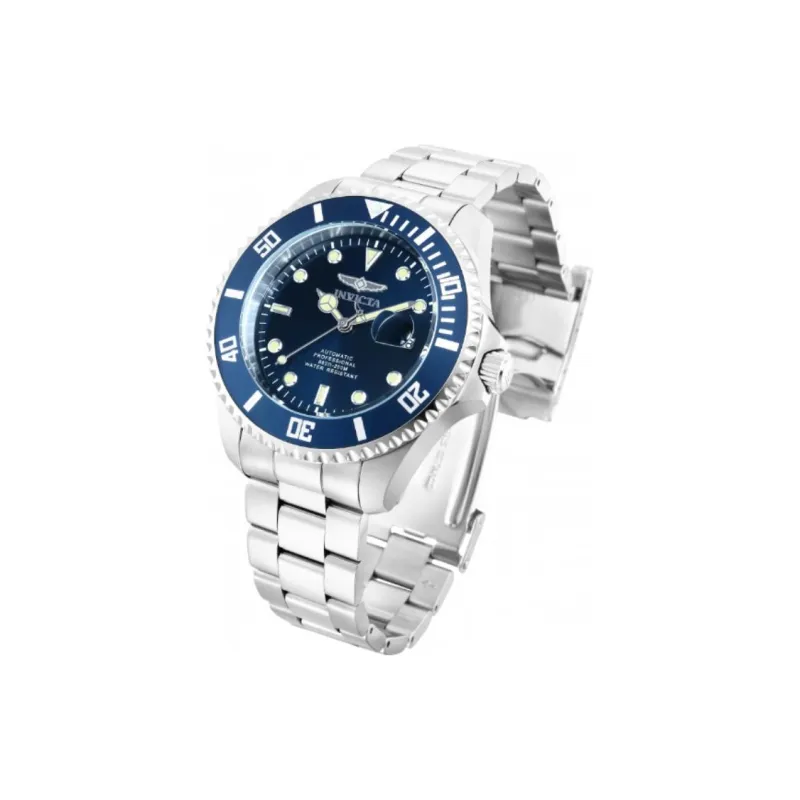 INVICTA Wrist Watch Automatic Mechanical Movement Stainless Steel Strap 47mm Blue Dial Men's Watches-4