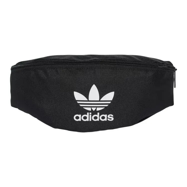 Adidas Polyester One Shoulder Crossbody Fanny Pack Regular Unisex Black-0