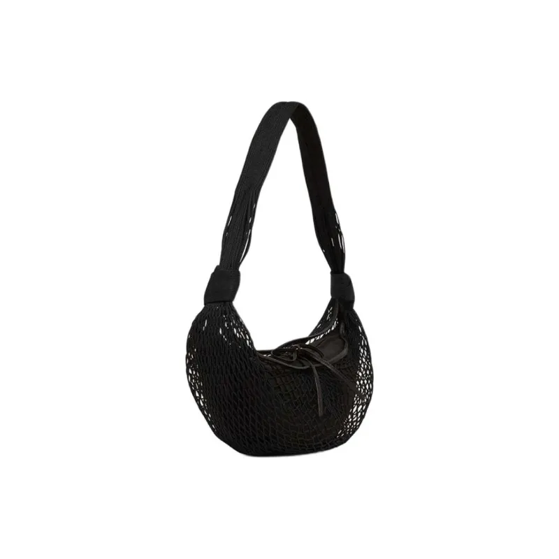 Lemaire Nylon With Polyester Portable Crossbody Bag, Shoulder Bag Women's Black-1