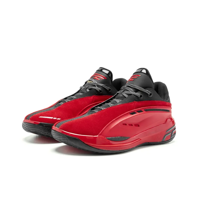 QIAODAN FE2.5 Basketball Shoes Men Low Top Koi Red/Black-2