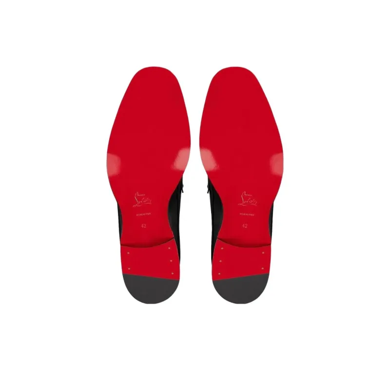 Christian Louboutin Chambelimoc Embellished Patent Loafers-4