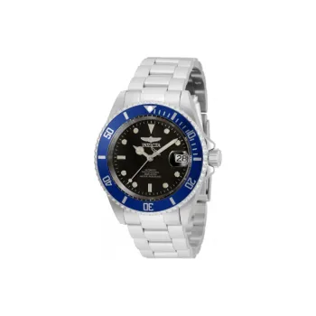 INVICTA Wrist Watch Automatic Mechanical Movement Stainless Steel Strap 40mm Black Dial Men's Watches