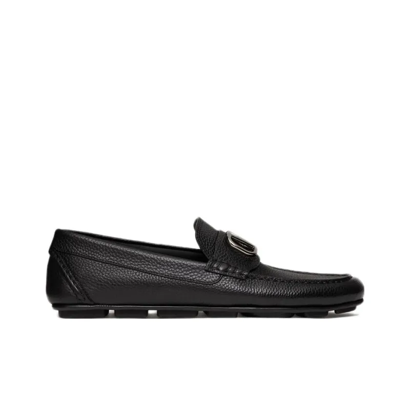 Valentino VLogo Signature Slip-On Loafers-1