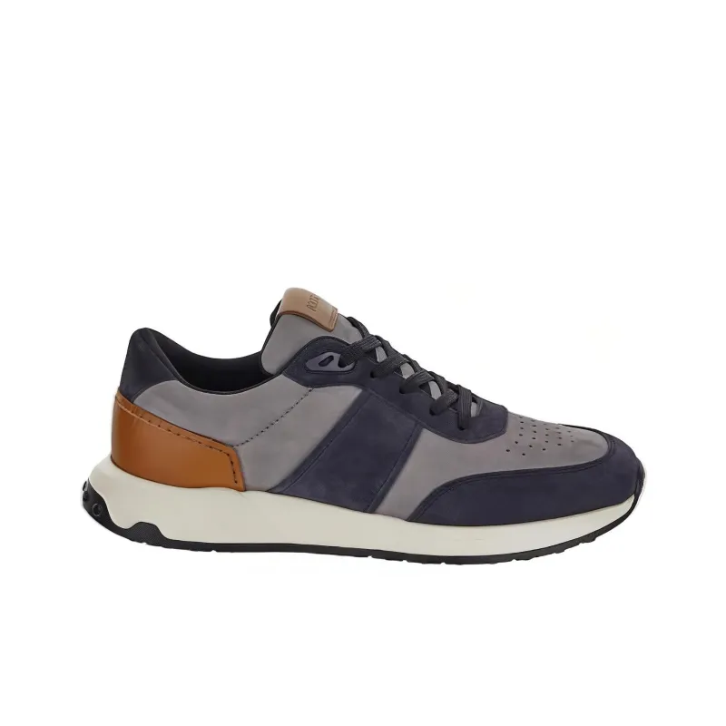 TOD'S Panelled Suede Low-top Sneakers-1