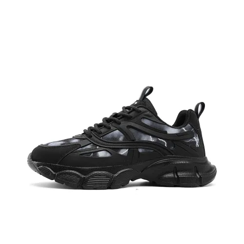 K bird Wear Resistant Cushioning Lightweight Low Top Chunky Sneakers Men's