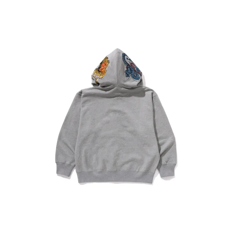 Bape A BATHING APE Tiger And Dragon Relaxed Fit Full Zip Hoodie-6
