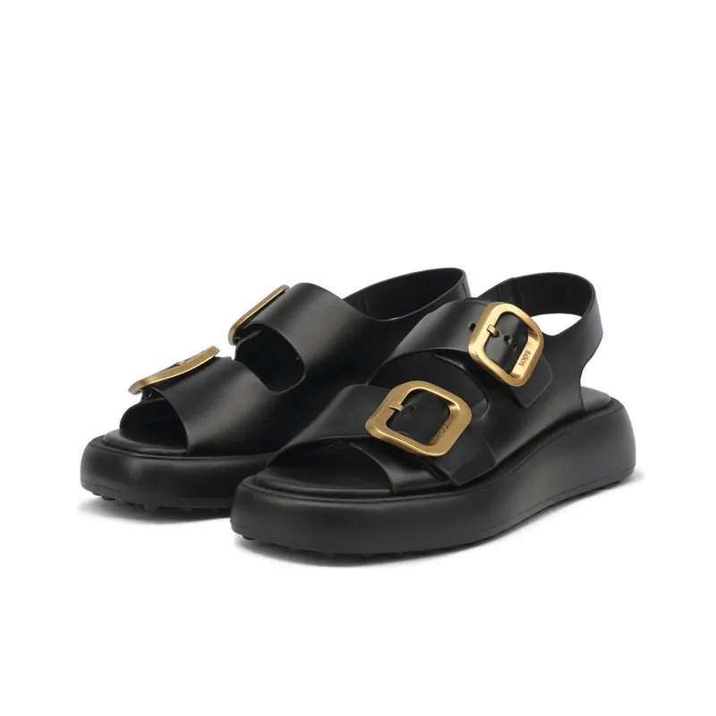 TOD'S Double Buckle Fastening Sandals-3