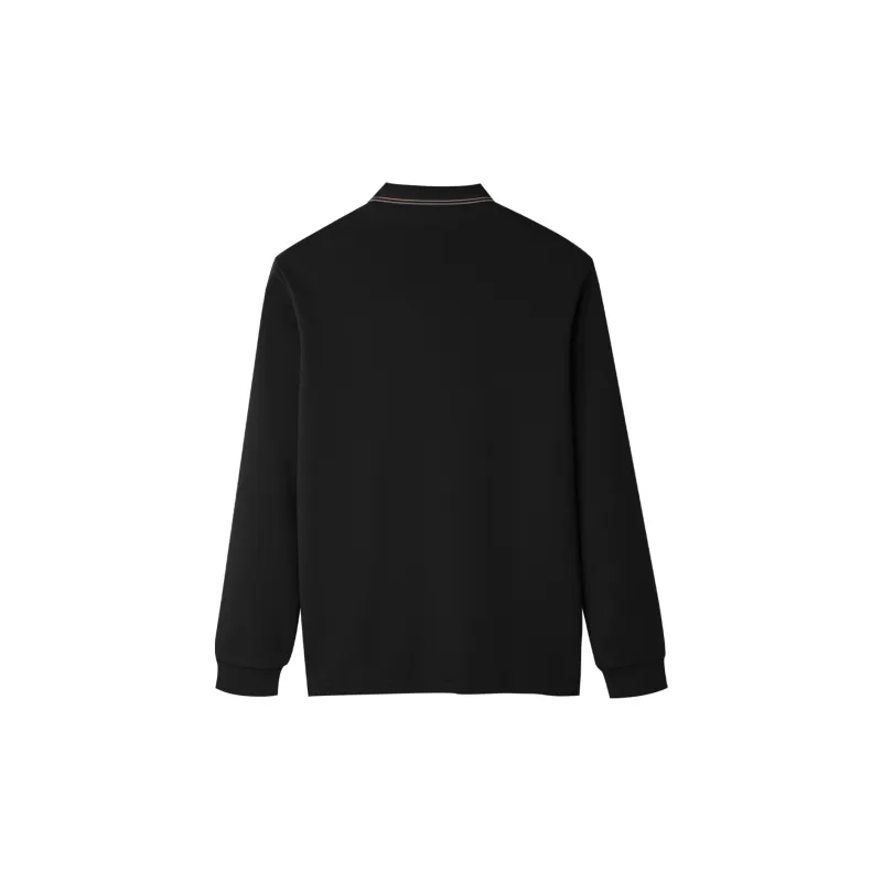 HLA Long Sleeved Polo Shirt Men's-4