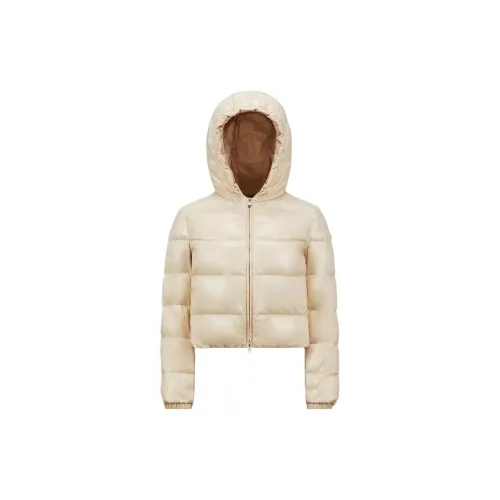 Moncler Down Jackets Women's Light Brown