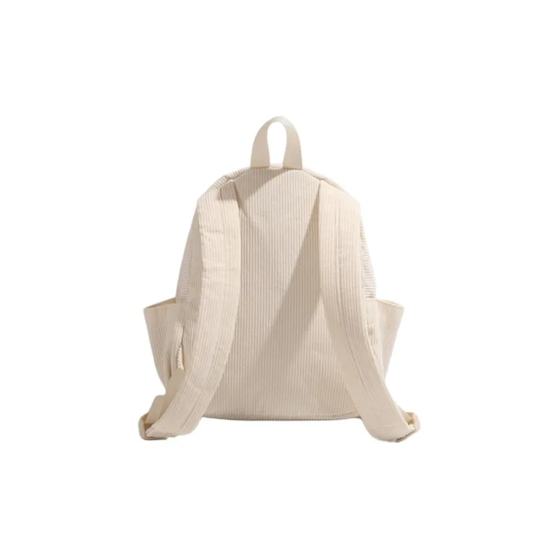 Worm's Home Canvas Backpack Regular Women's Ecru-3