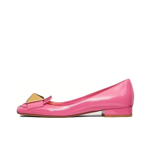 Valentino One Stud Casual Single Shoes 2cm Women's Pink