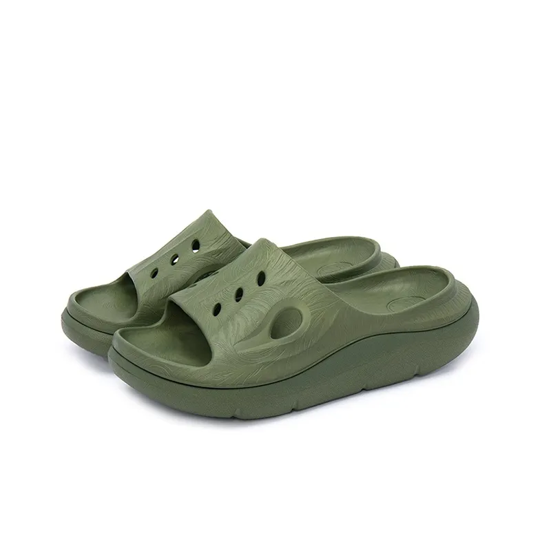 ENBO Quiet Slide Slippers Men's Avocado Green-4
