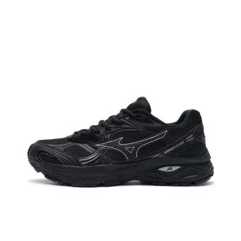 Mizuno LG 10S Cushioned Anti Slip Wear Resistant Breathable Lightweight Low Top Running Shoes Unisex Black