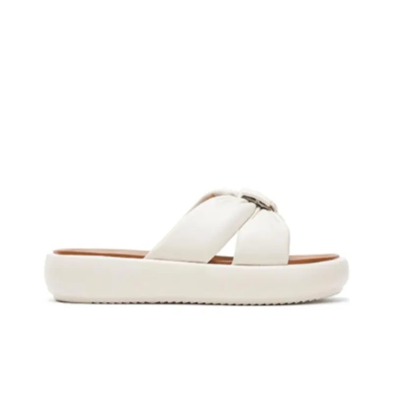HARSON Abrasion Resistant Slide Slippers Women's Milkshake White-1