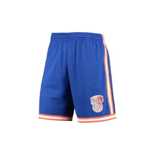 Mitchell Ness X NBA New York Knicks Basketball Shorts Men Blue