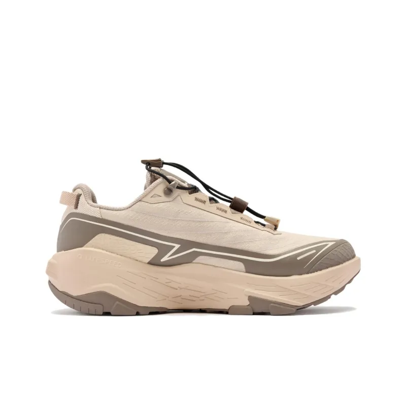 QIAODAN Light Cavalry Running Shoes Men Low Top Dusty Walnut-1