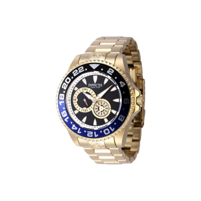 INVICTA Wrist Watch Automatic Mechanical Movement Stainless Steel Strap 47mm Black Dial Men's Watches-0