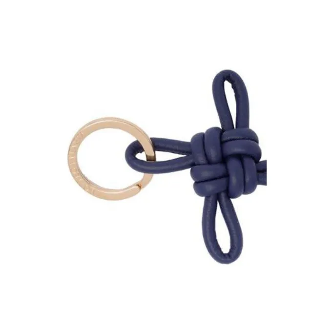 Bottega Veneta Logo Engraved Triangle Keyring-2